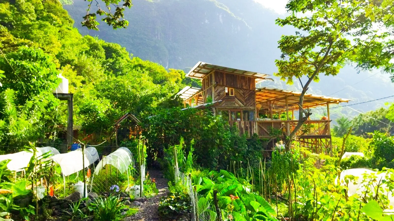 Granja Tz'ikin above Lake Atitlán: the working farm, growing beds and the farm-to-table restaurant